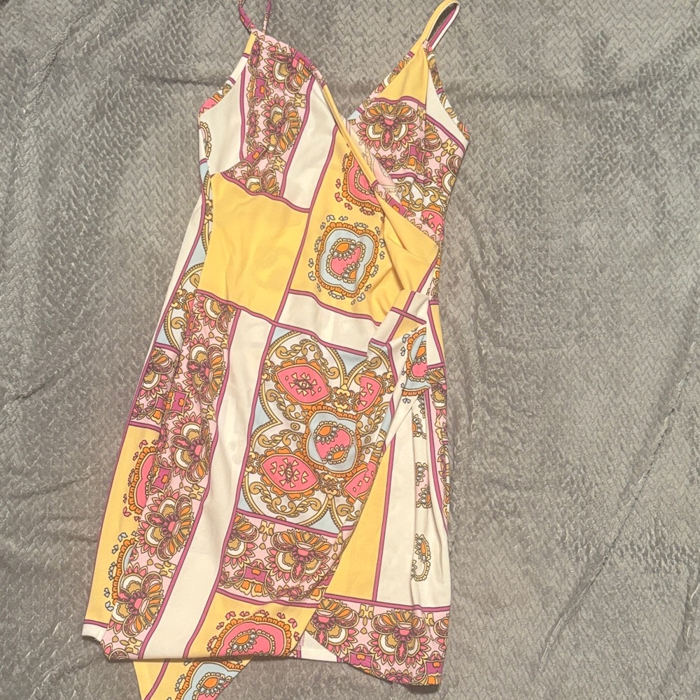 Venus Floral Print Wrap Dress